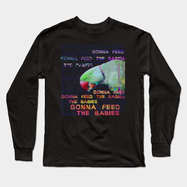 gonna feed the babies - a e s t h e t i c #1 Long Sleeve T-Shirt by FandomizedRose